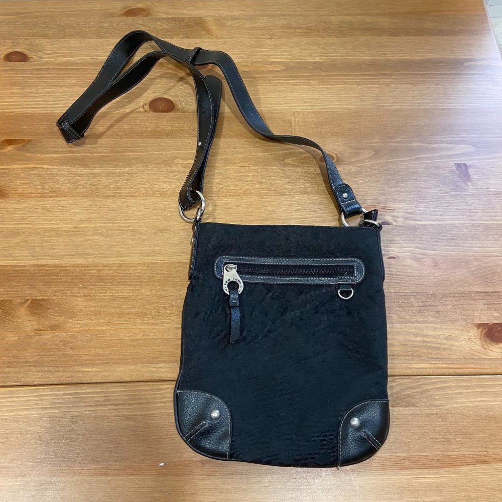 NY&C Black Logo Crossbody Bag